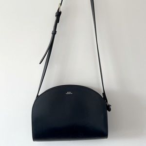 A.P.C. Demi Lune bag in Navy